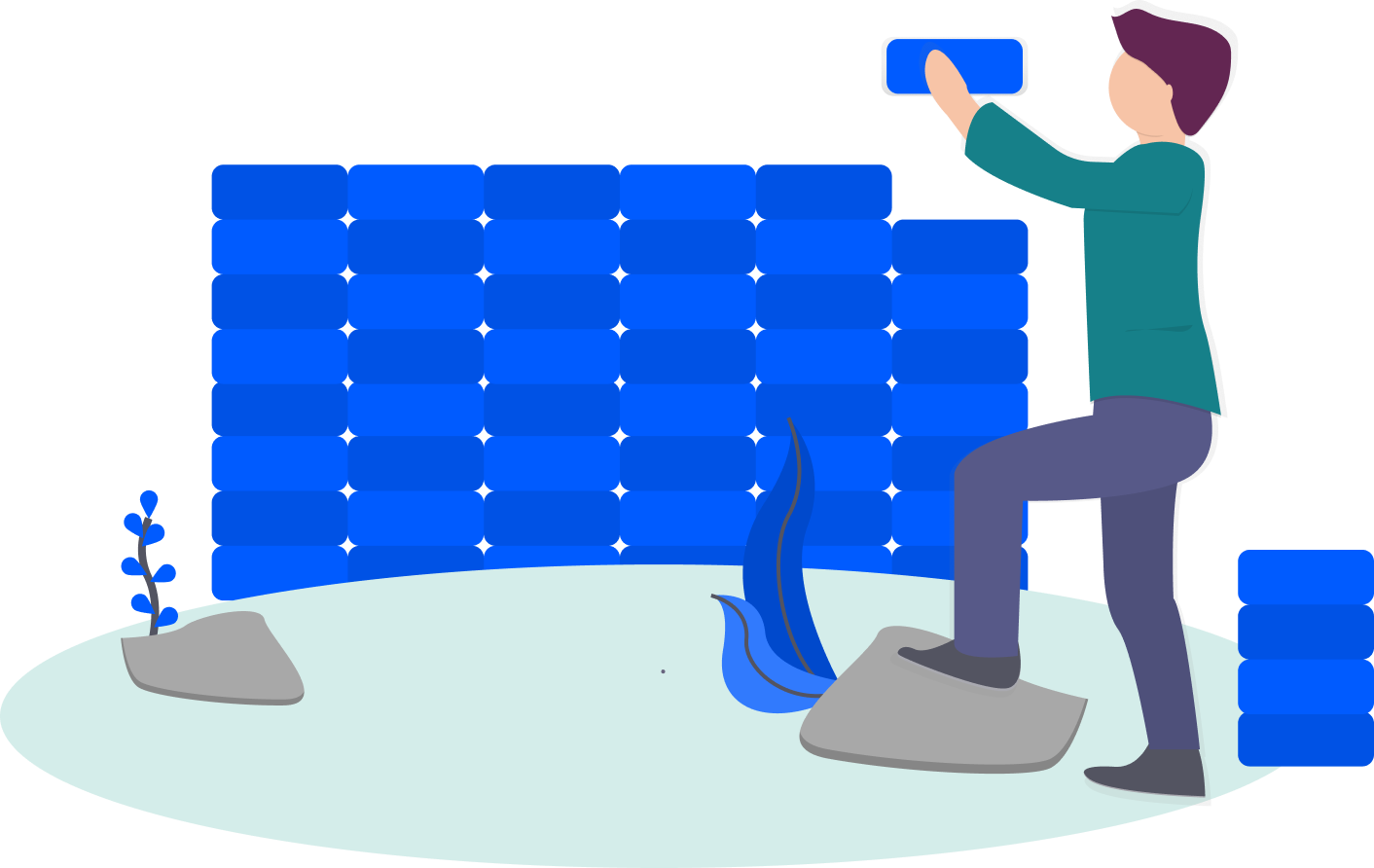 Build audience illustration